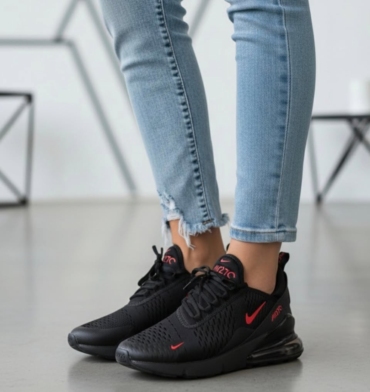 Маратонки Max 270 Черно Червено