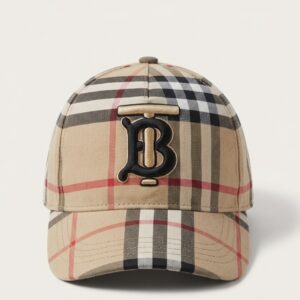 Шапка с козирка Burberry Кафяв