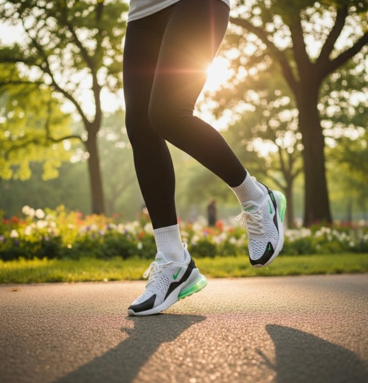 Маратонки 270 Max Бяло Черно Зелено