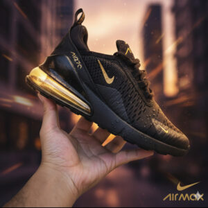 Маратонки 270 Max Черно Златист