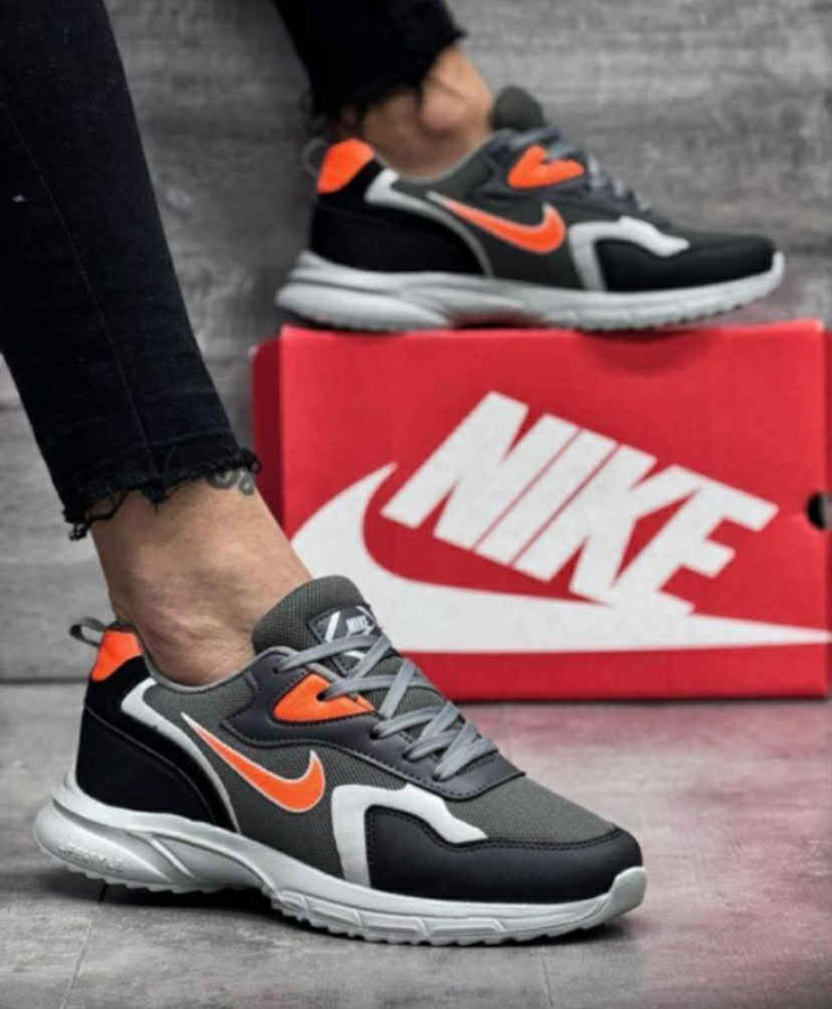 Маратонки Energu Cloud ЦВЯТ : Черно Оранжаво