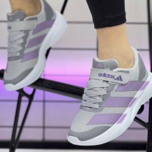 Детски Маратонки Nova  Сиво Лиляво