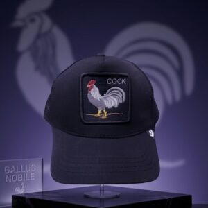 Шапка с козирка Cock Черно