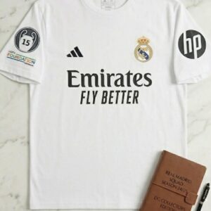 Тениска Real Бяло Черно