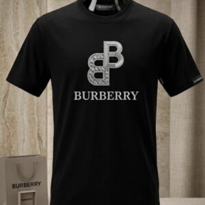 Тениска Burberry Черно  Бяло